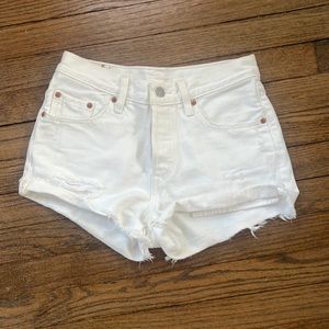 Levi white jeans